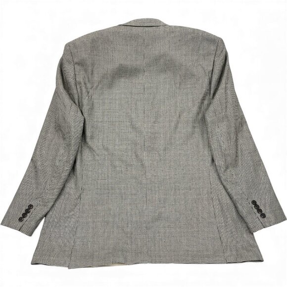 Ralph Lauren Silk Wool Men's 48 Long Houndstooth Blazer Jacket Sports Coat 48L - Picture 11 of 11
